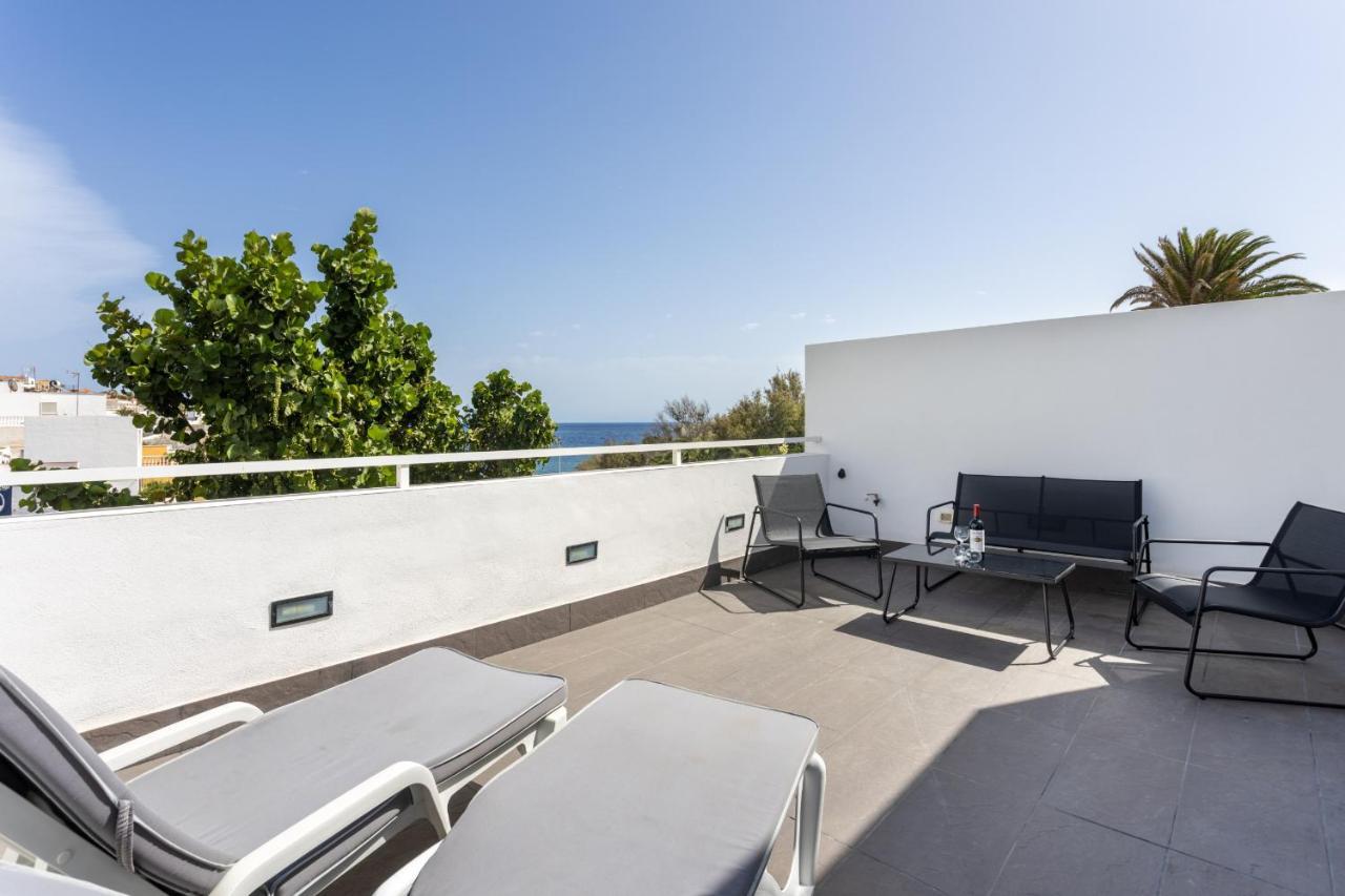 Luxury Frontline Poris De Abona Villa Exterior photo