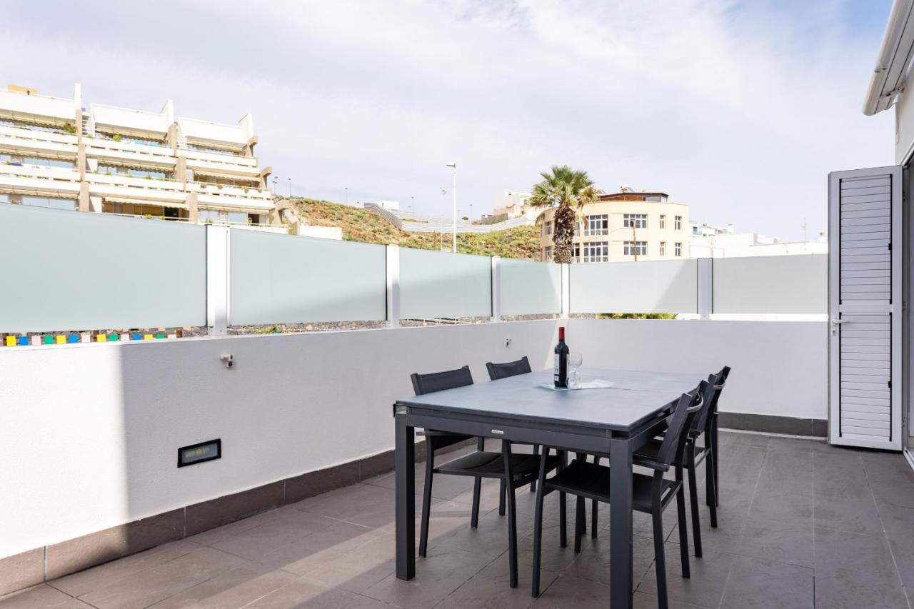 Luxury Frontline Poris De Abona Villa Exterior photo
